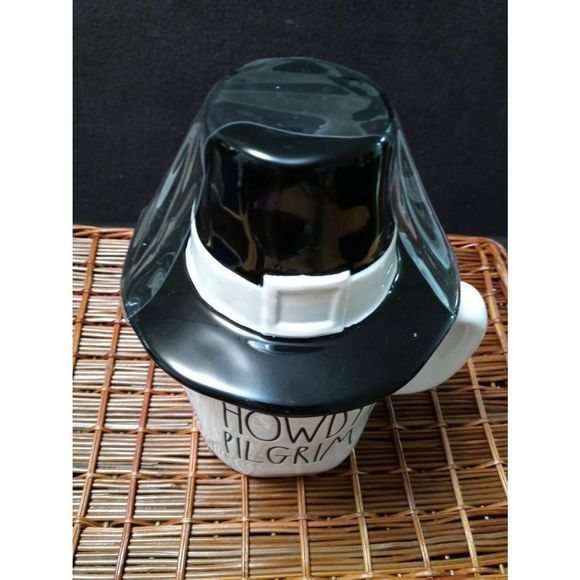 Rae Dunn Artisan Collection by Magenta Howdy Pilgrim Decorative Mug - Picture 2 of 6